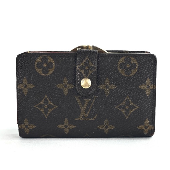 ❌SOLD❌Louis Vuitton Monogram Portefeuille Viennois kiss lock French Purse Wallet - Picture 2 of 12